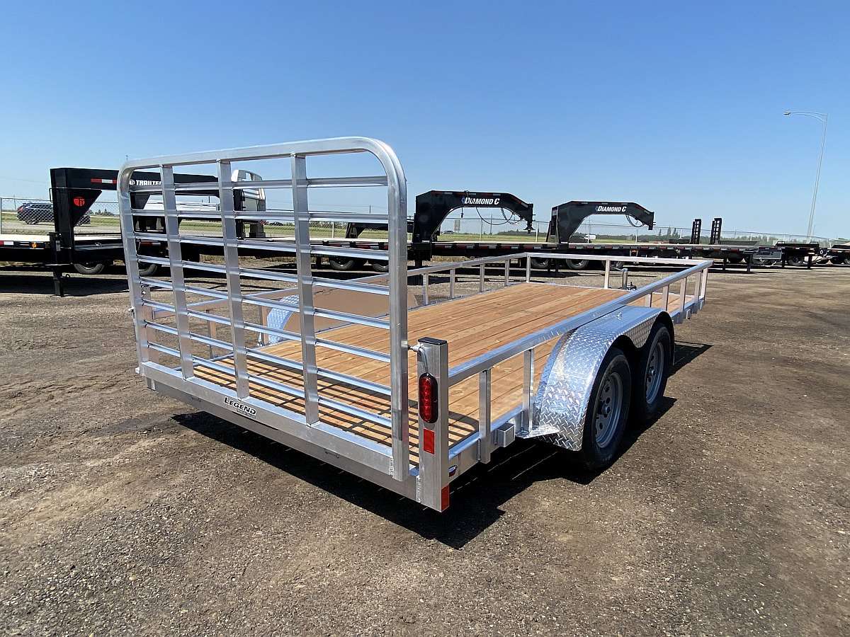 2025 Legend 7'x16' Deluxe Aluminum Utility Trailer