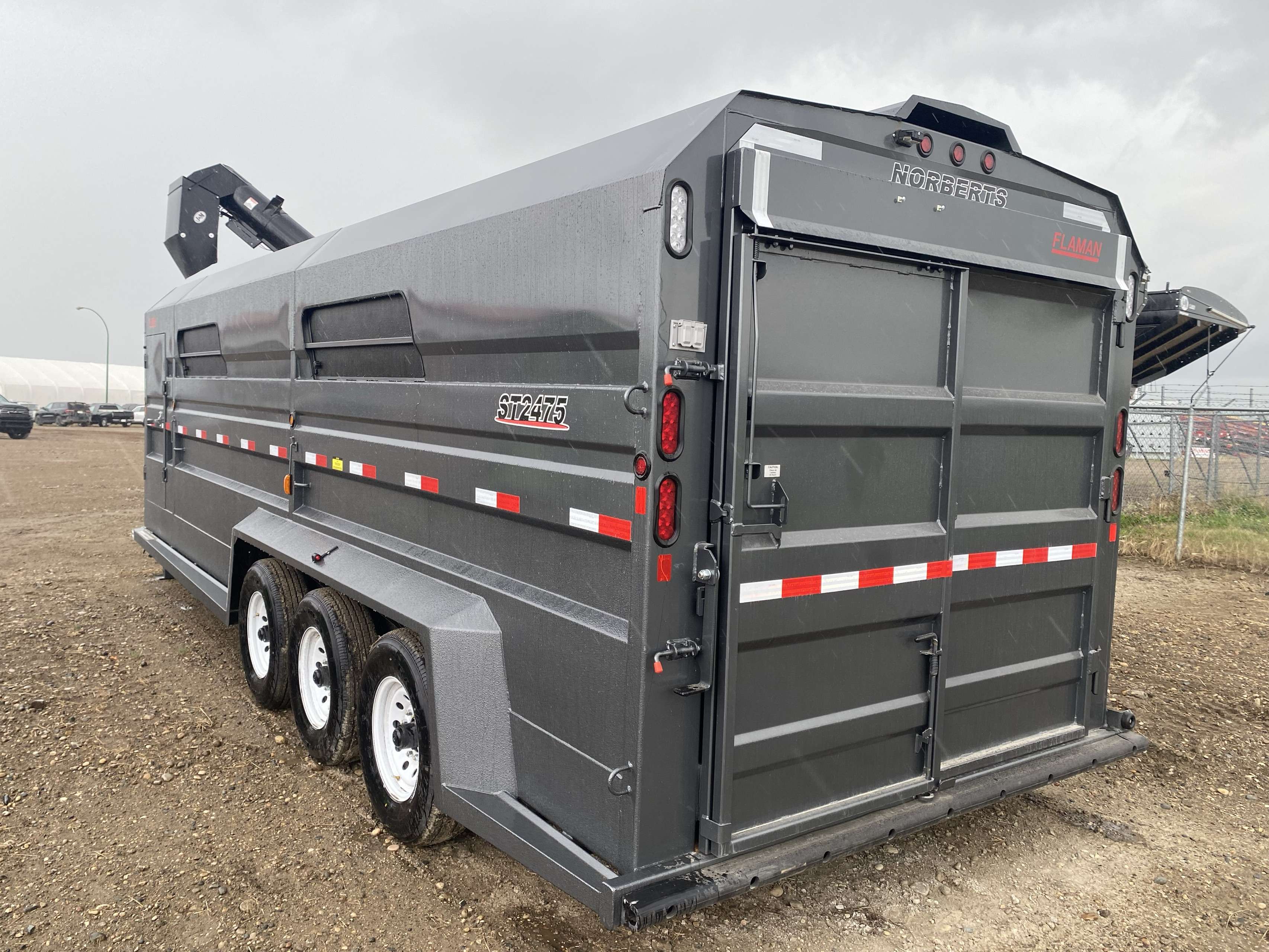 2025 Norbert 7'6" x 24' Gooseneck Livestock Trailer
