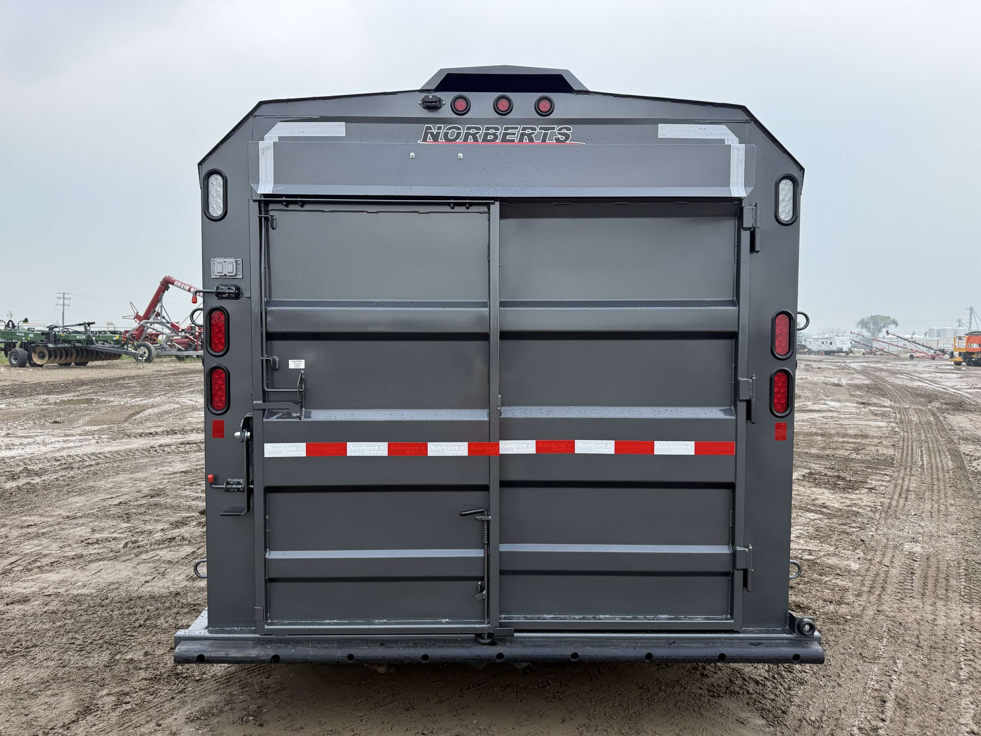 2025 Norbert 7'6" x 24' Gooseneck Livestock Trailer