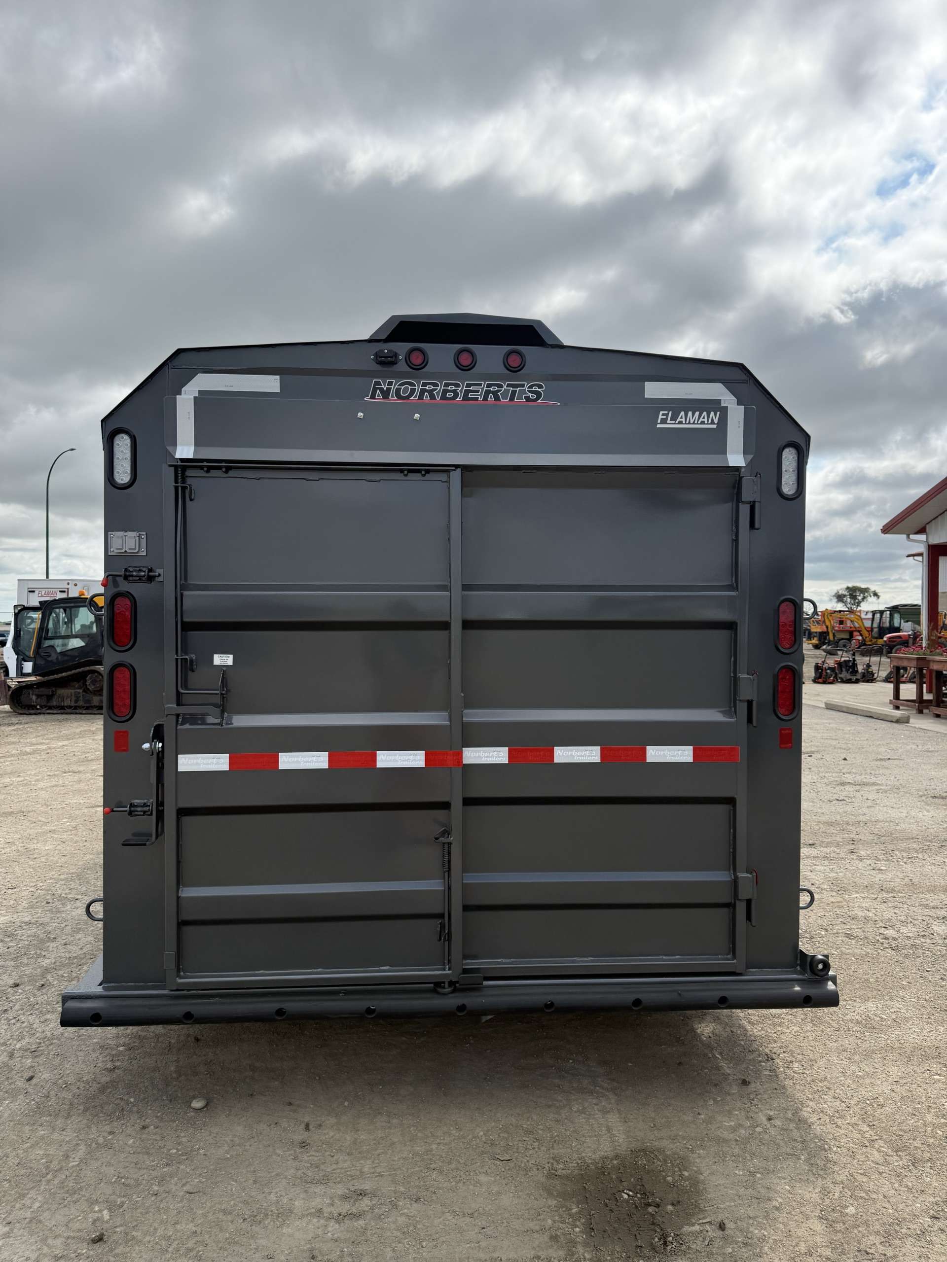 2025 Norbert 7'6" x 24' Gooseneck Livestock Trailer