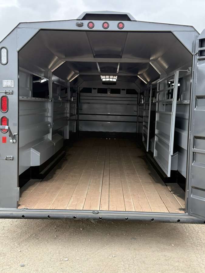 2025 Norbert STG 7'6" x 30' Gooseneck Livestock Trailer
