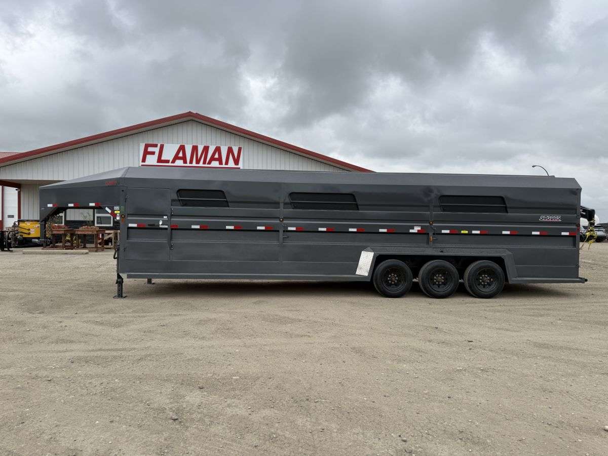 2025 Norbert STG 7'6" x 30' Gooseneck Livestock Trailer