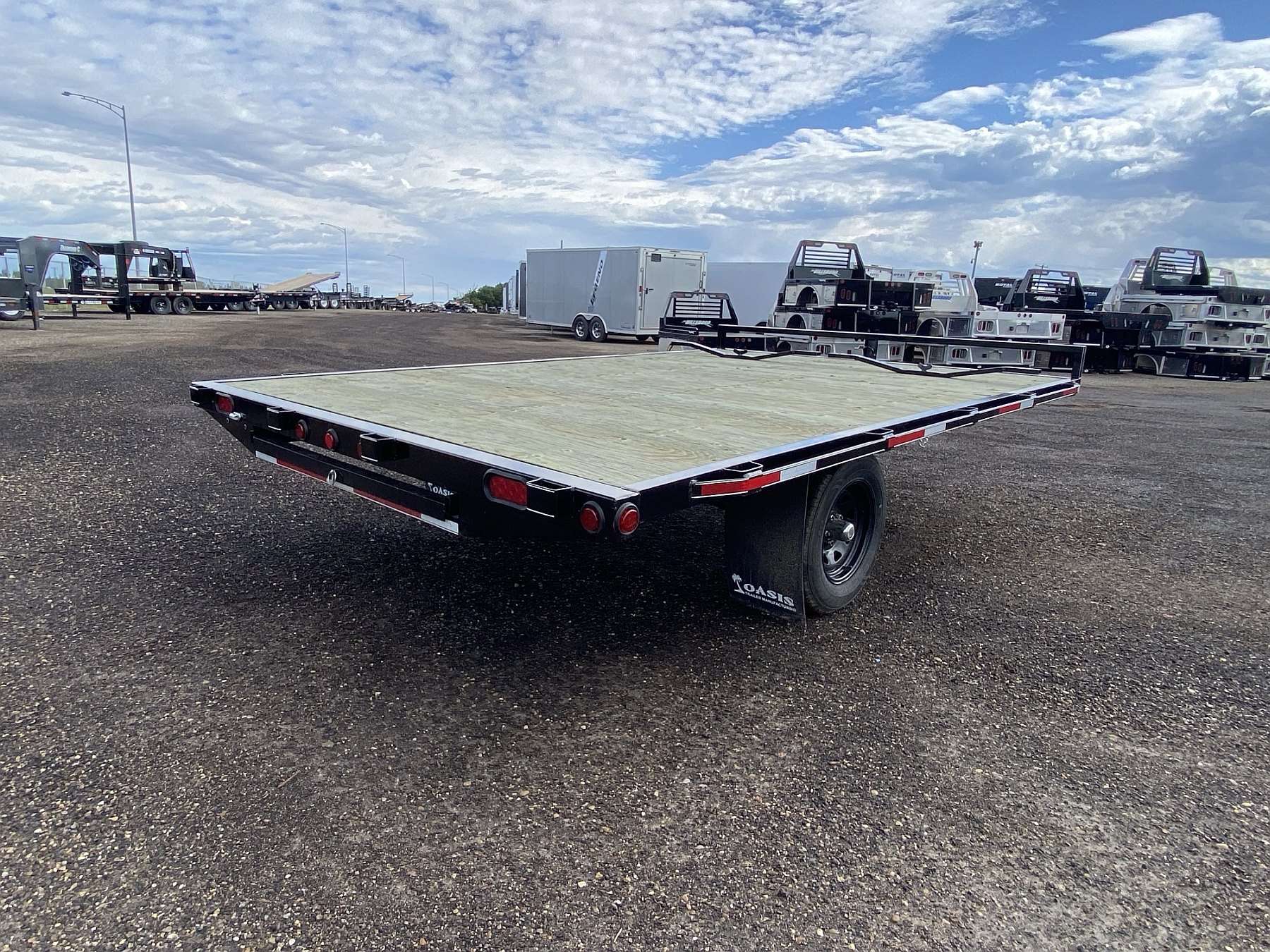 2025 Oasis 12' Deck Over Sled Trailer
