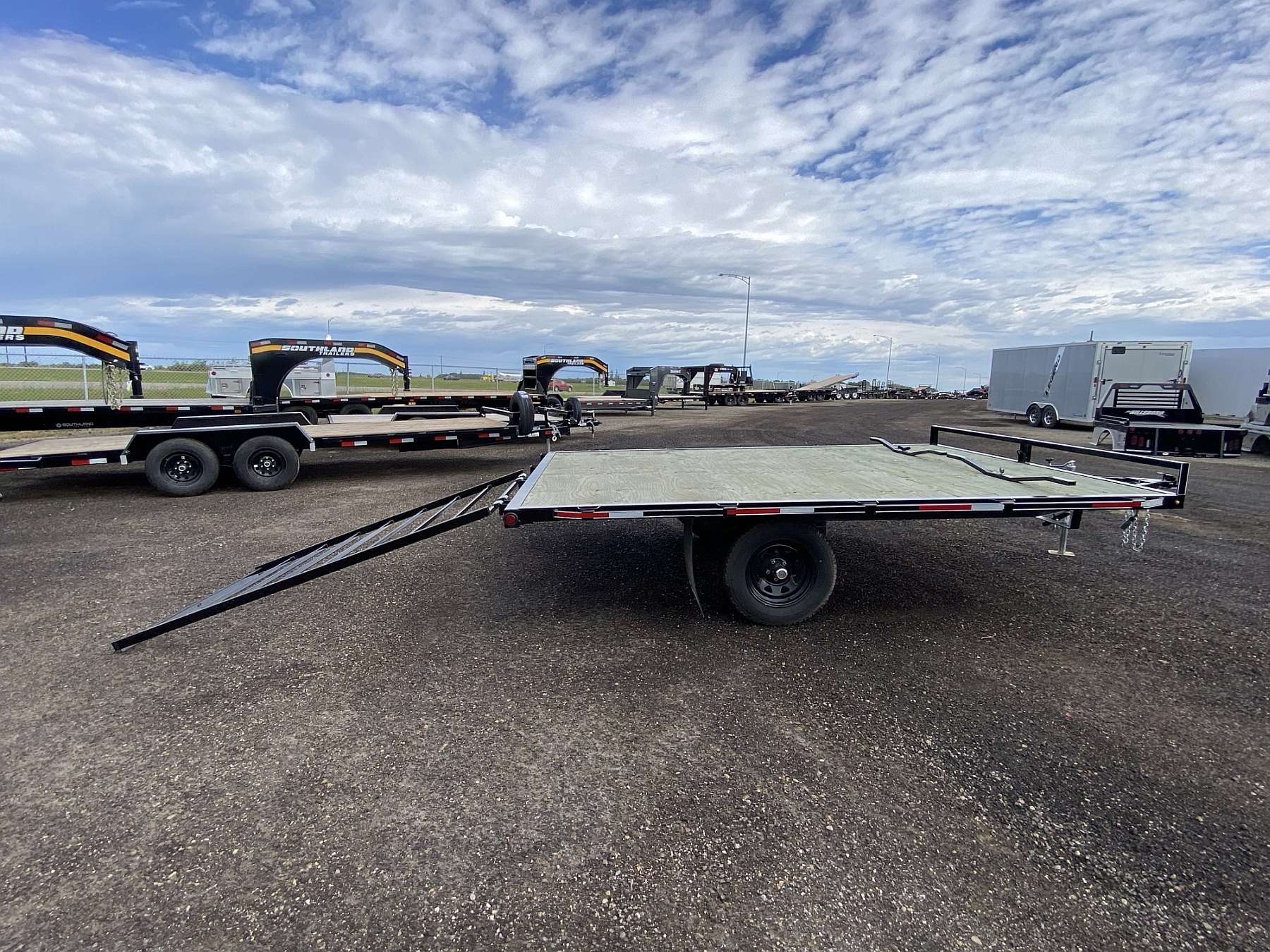 2025 Oasis 12' Deck Over Sled Trailer