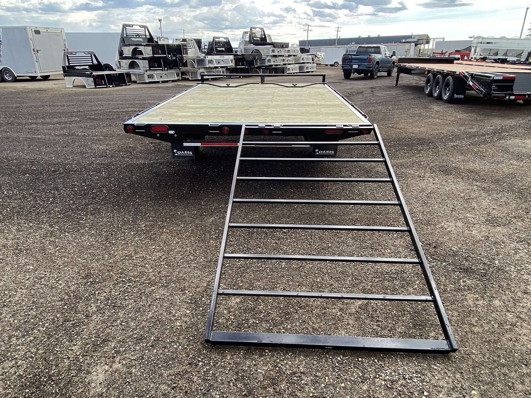 2025 Oasis 12' Deck Over Sled Trailer