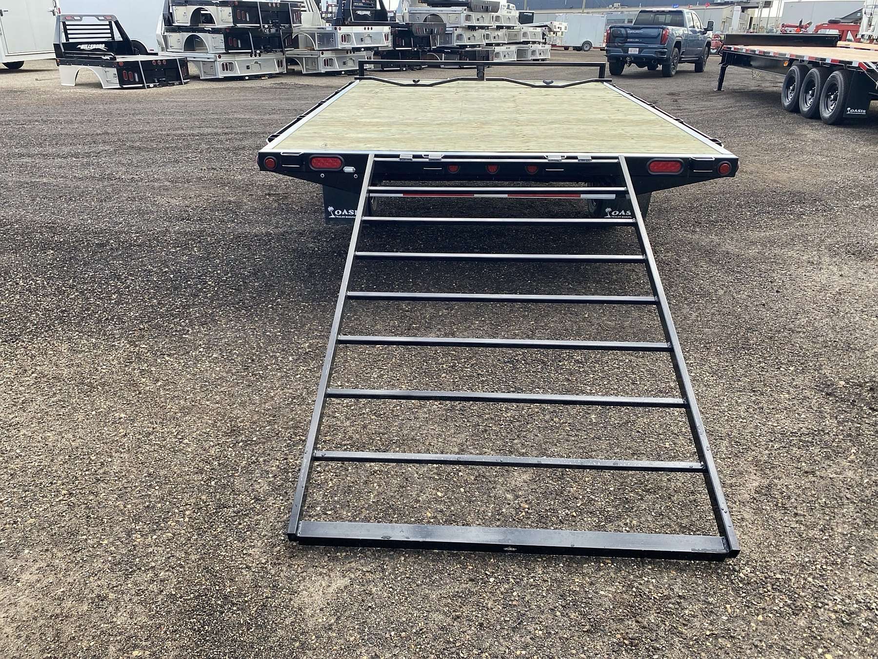 2025 Oasis 12' Deck Over Sled Trailer