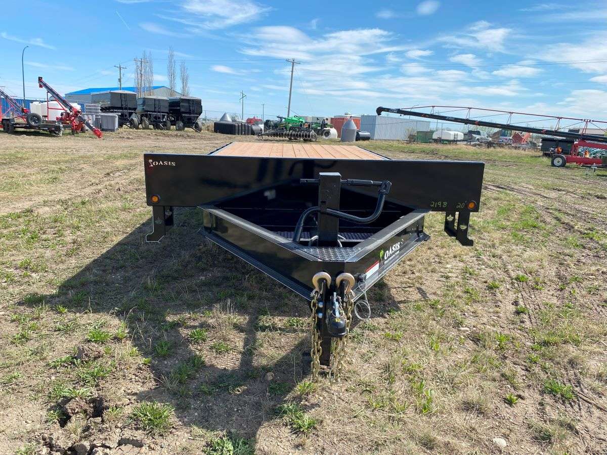 2025 Oasis 20' Highboy Flat Deck Trailer