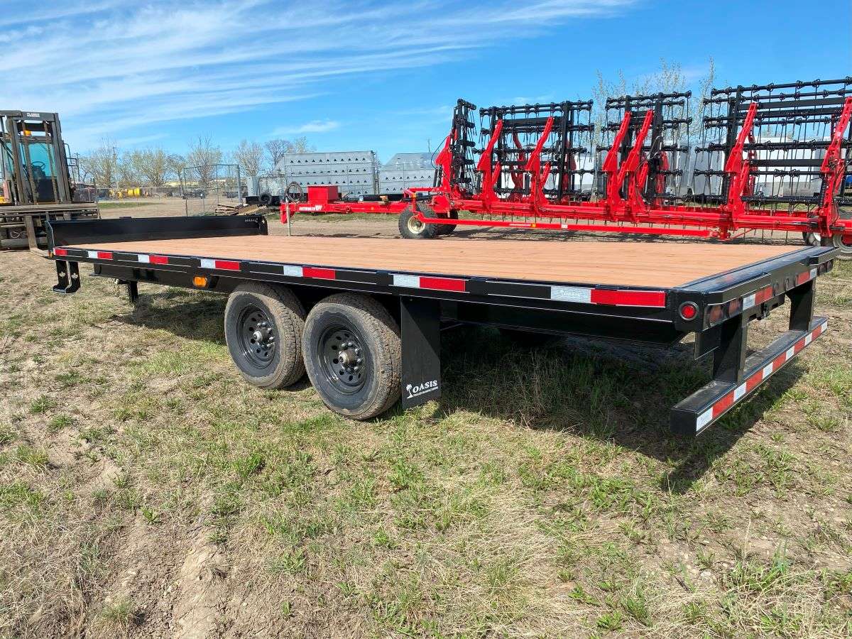 2025 Oasis 20' Highboy Flat Deck Trailer