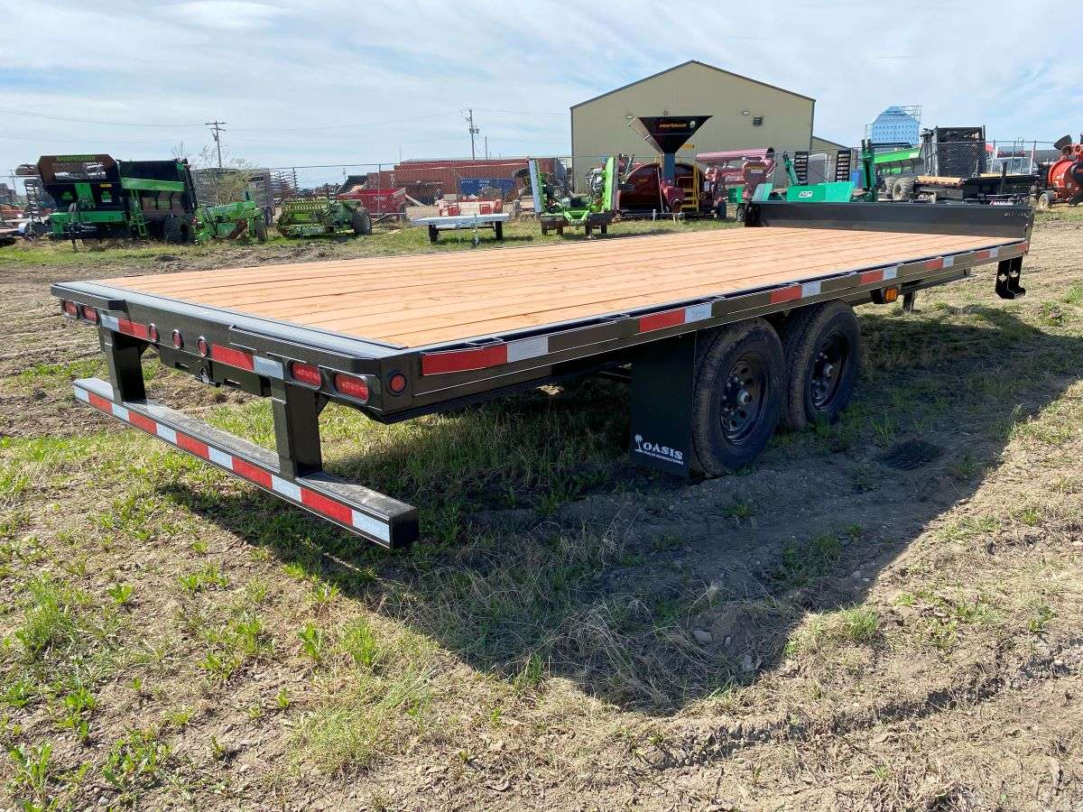 2025 Oasis 20' Highboy Flat Deck Trailer