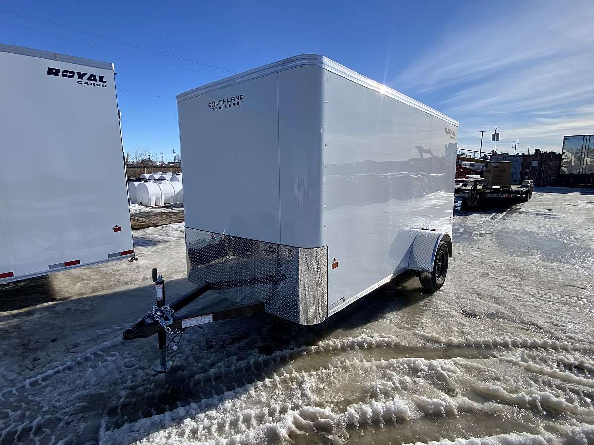 2025 Royal 6'x12' Flat Front Enclosed Cargo Trailer