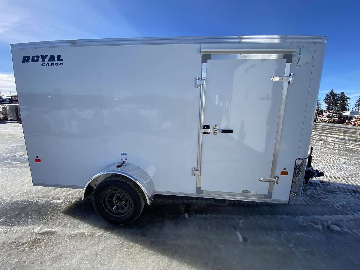 2025 Royal 6'x12' Flat Front Enclosed Cargo Trailer