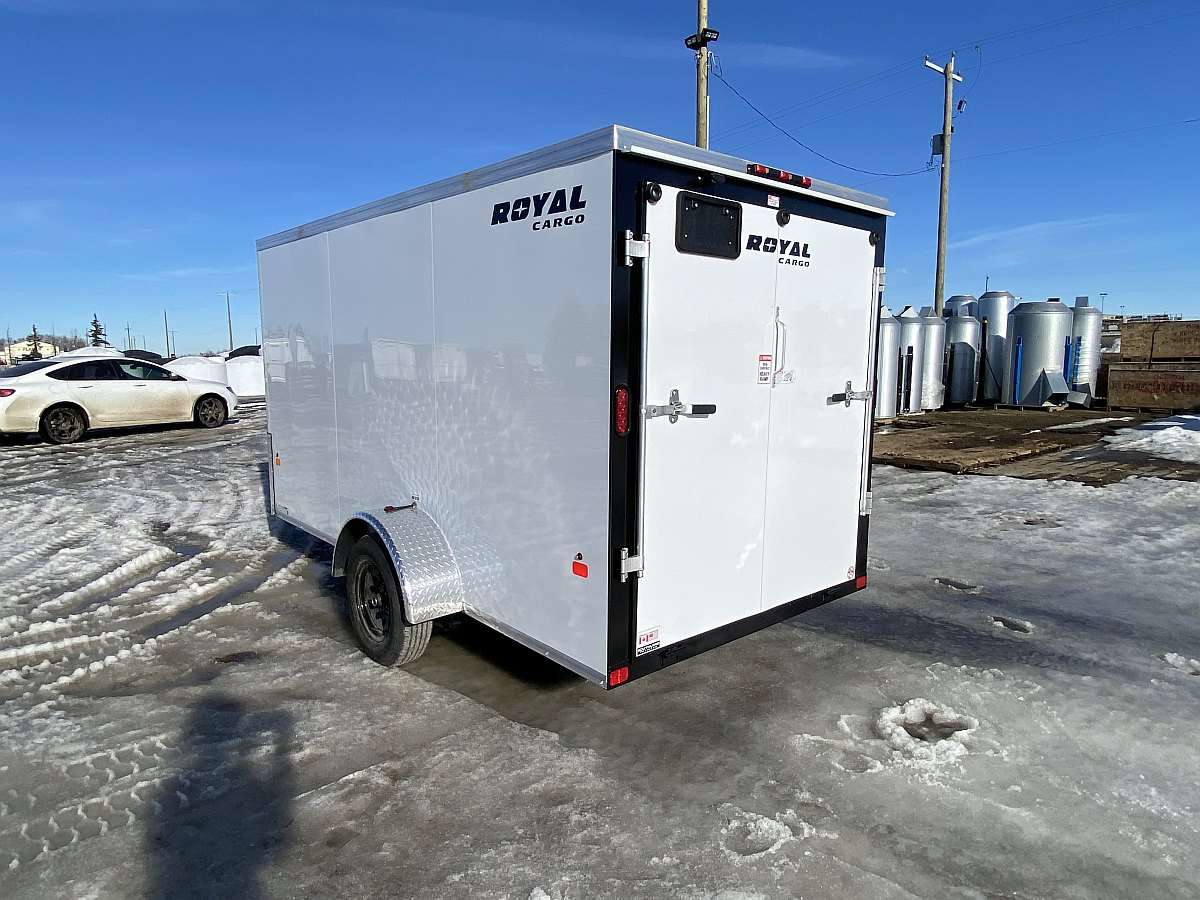 2025 Royal 6'x12' Flat Front Enclosed Cargo Trailer