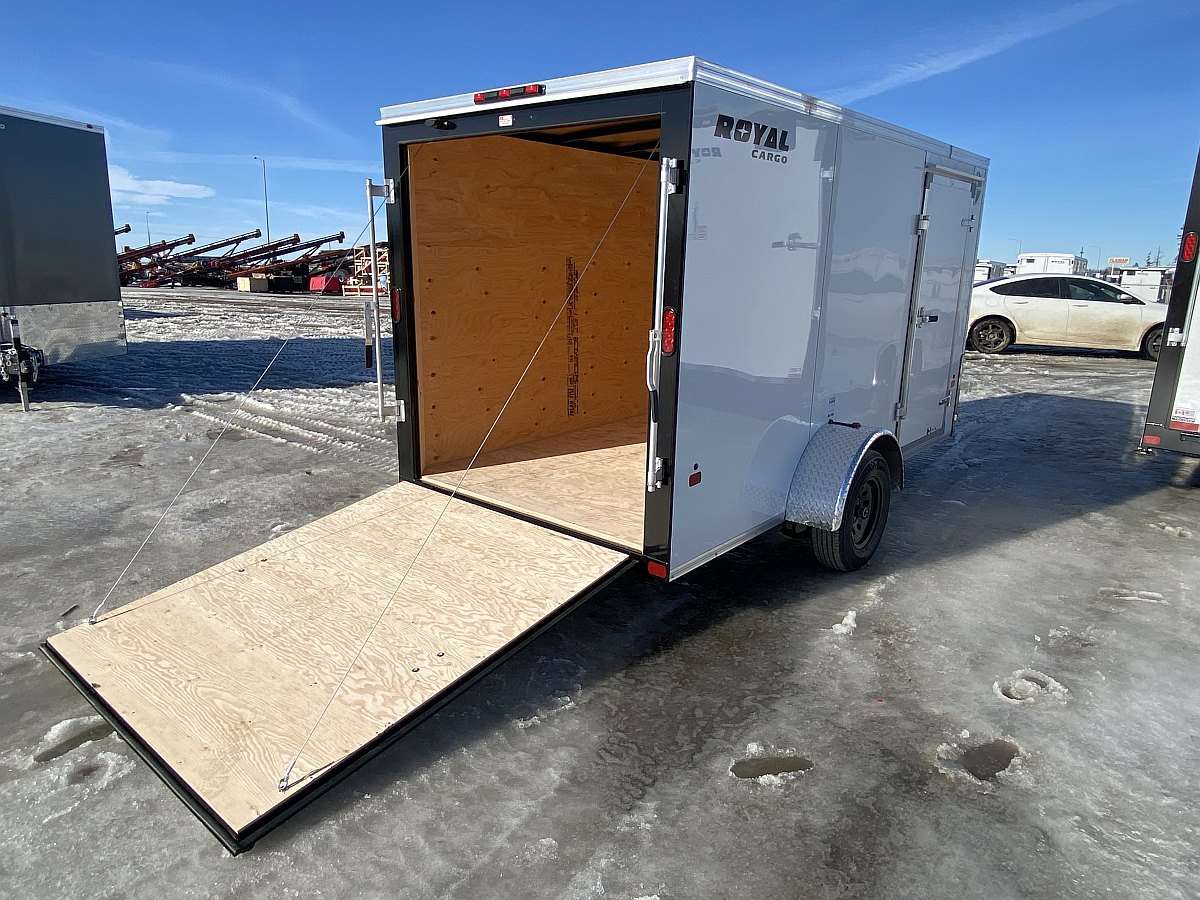 2025 Royal 6'x12' Flat Front Enclosed Cargo Trailer