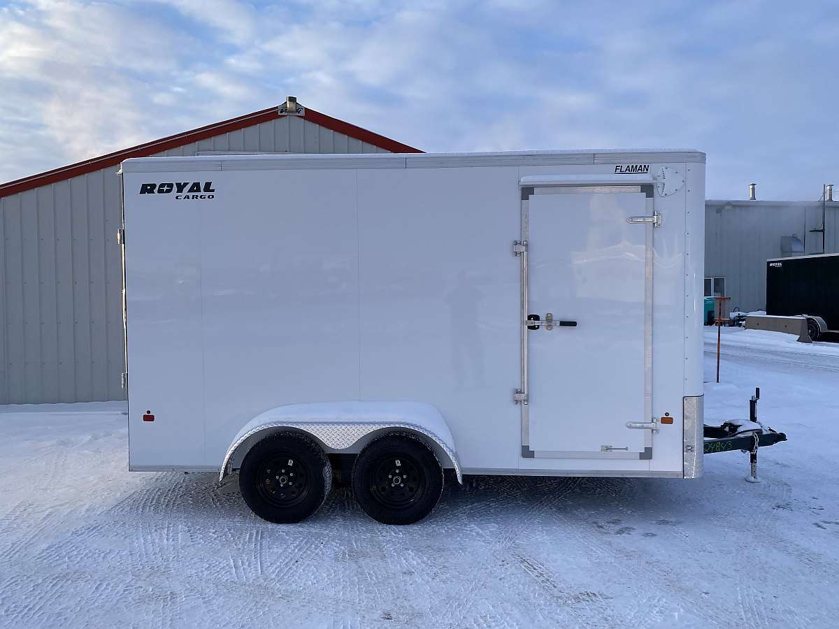 2025 Royal 7'x14' Enclosed Flat Front Cargo Trailer