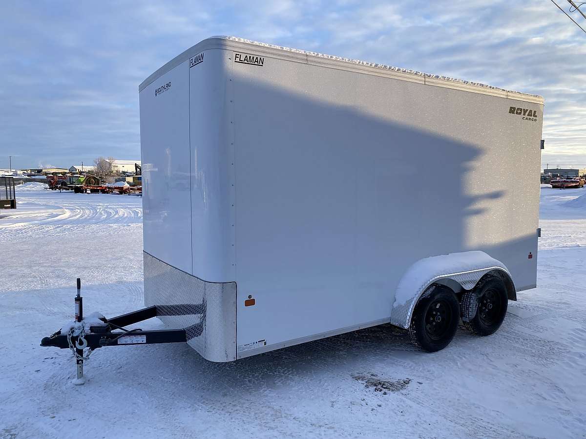 2025 Royal 7'x14' Enclosed Flat Front Cargo Trailer