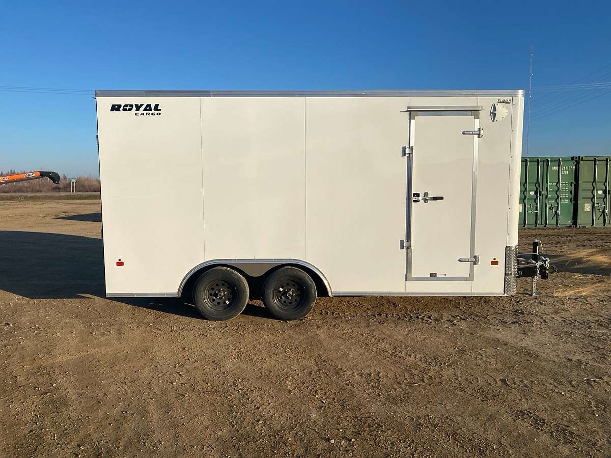 2025 Royal 8'x16' Enclosed Flat Front Cargo Trailer