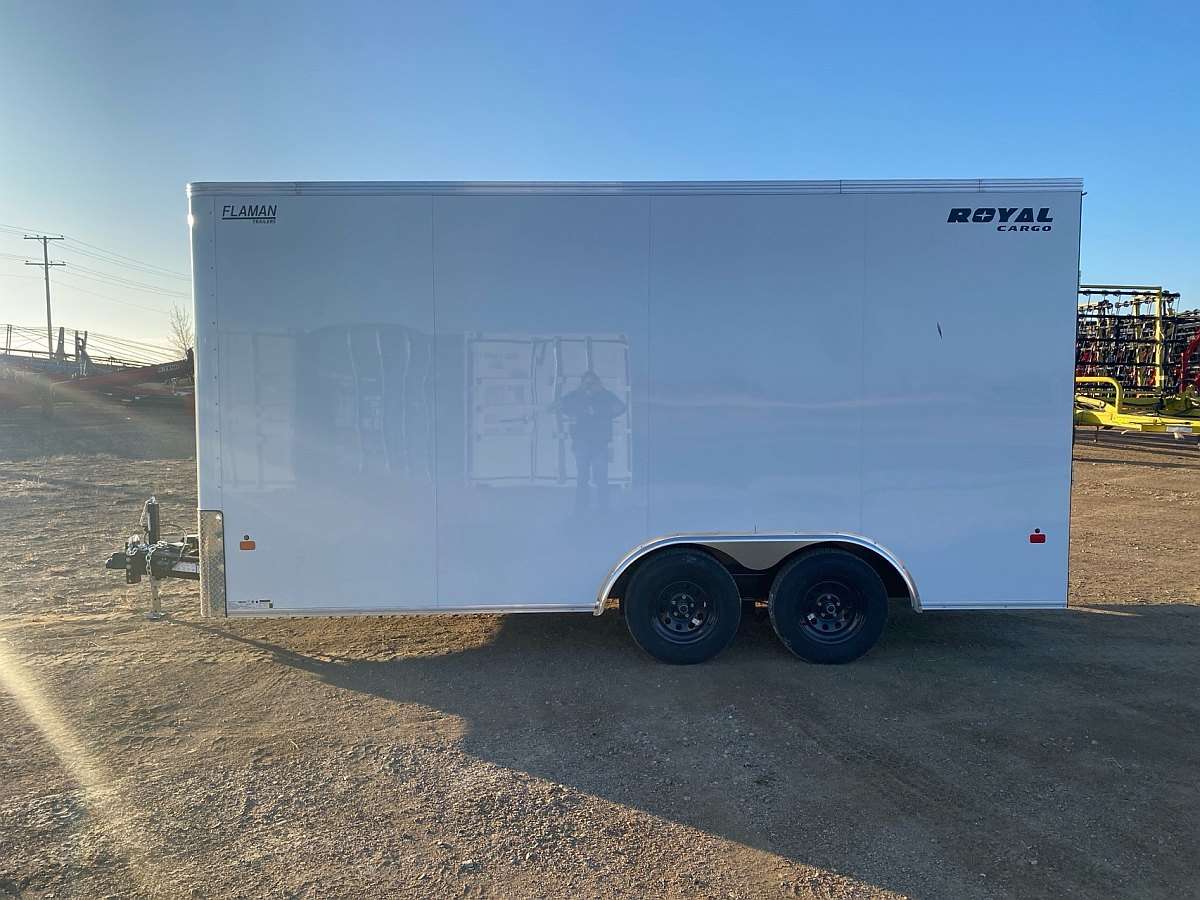 2025 Royal 8'x16' Enclosed Flat Front Cargo Trailer