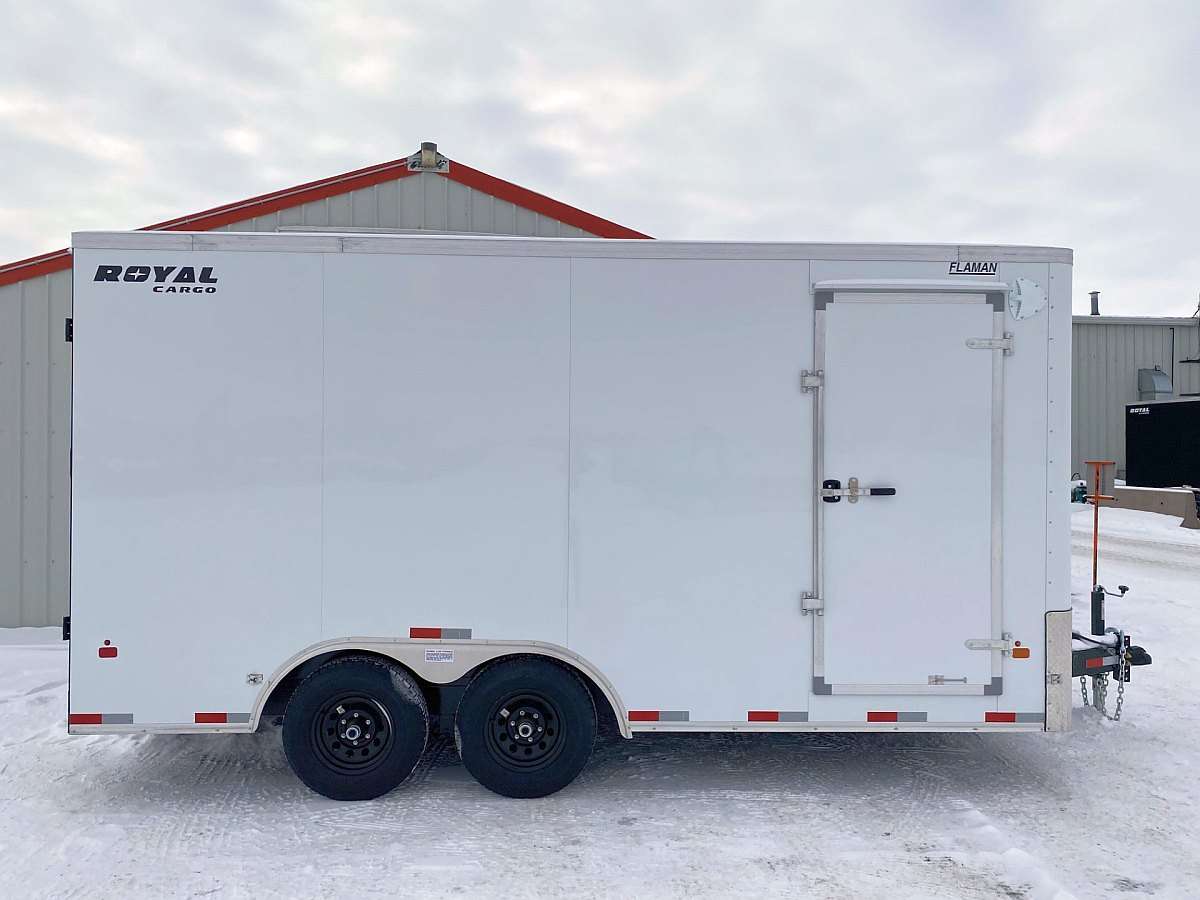 2025 Royal 8'x16' Enclosed Flat Front Cargo Trailer