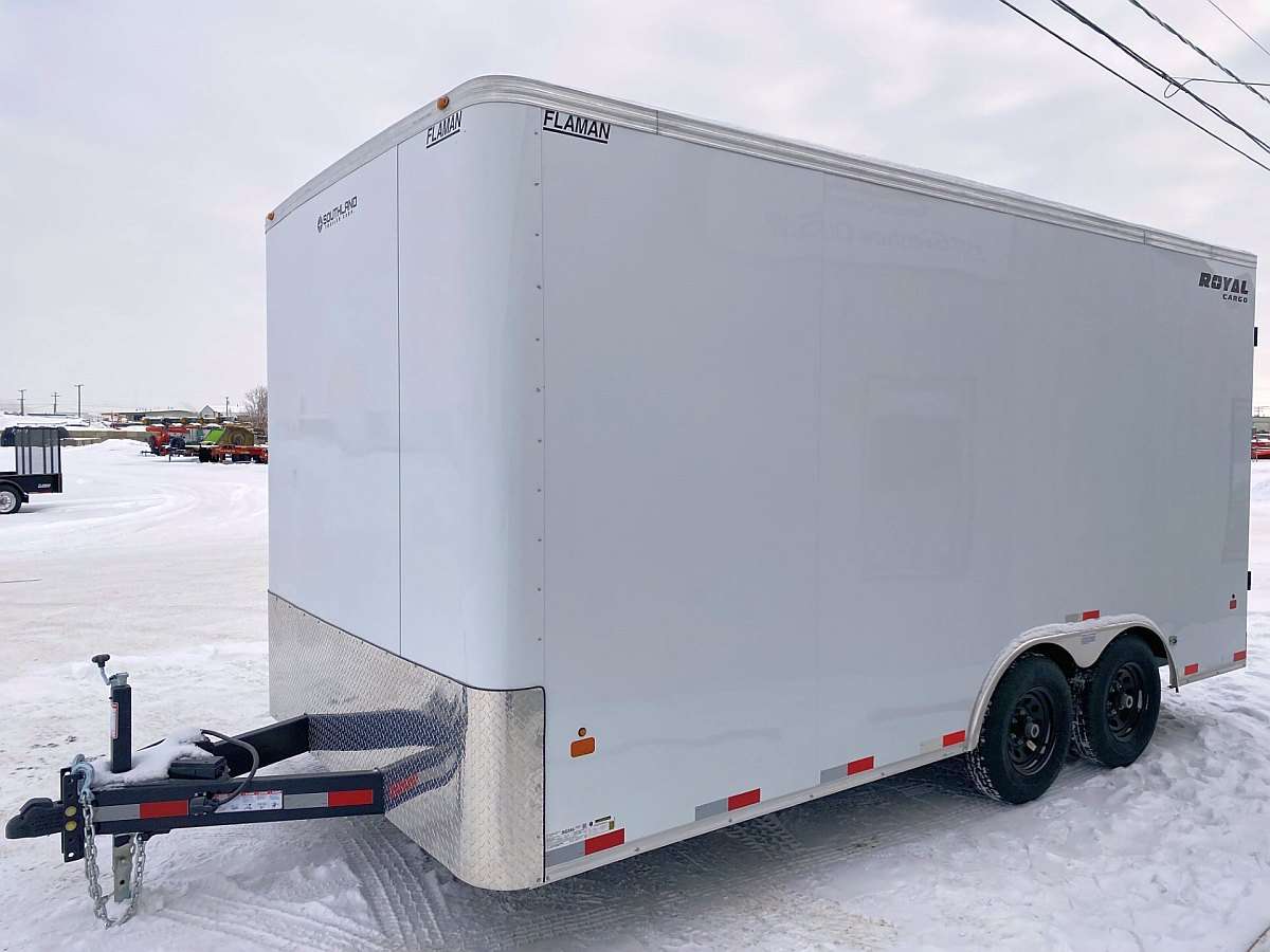 2025 Royal 8'x16' Enclosed Flat Front Cargo Trailer