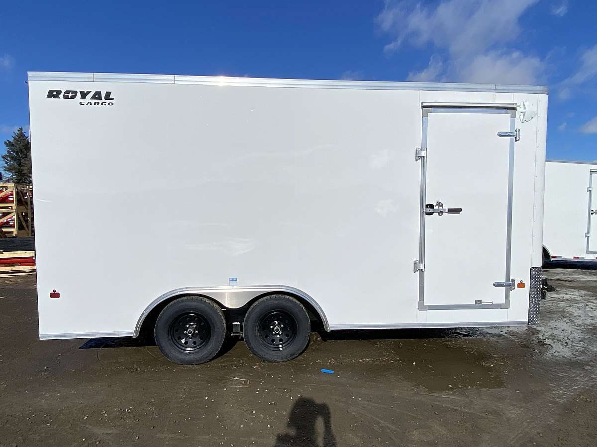 2025 Royal 8'x16' Enclosed Flat Front Cargo Trailer