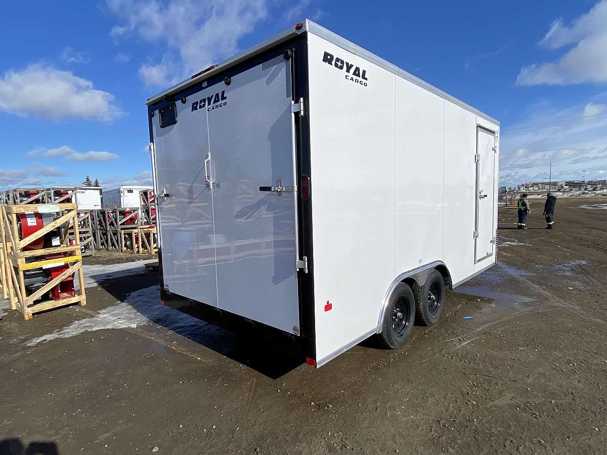 2025 Royal 8'x16' Enclosed Flat Front Cargo Trailer