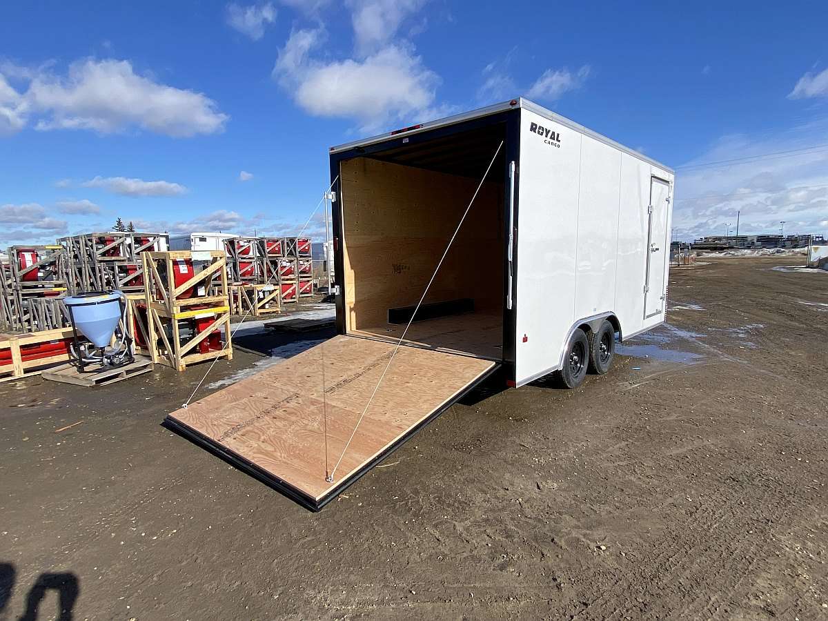 2025 Royal 8'x16' Enclosed Flat Front Cargo Trailer