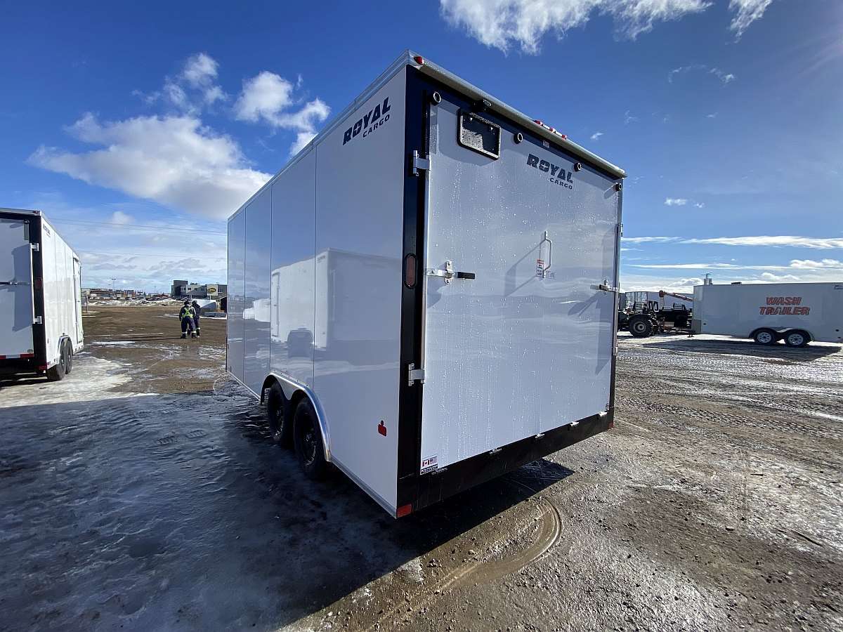 2025 Royal 8'x16' Enclosed Flat Front Cargo Trailer