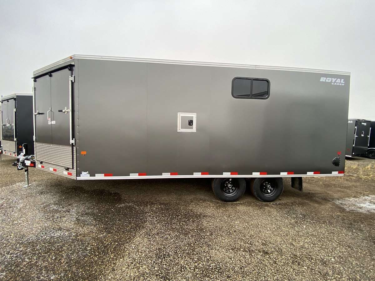 2025 Royal 8'x18' + 4' Enclosed Sled Trailer