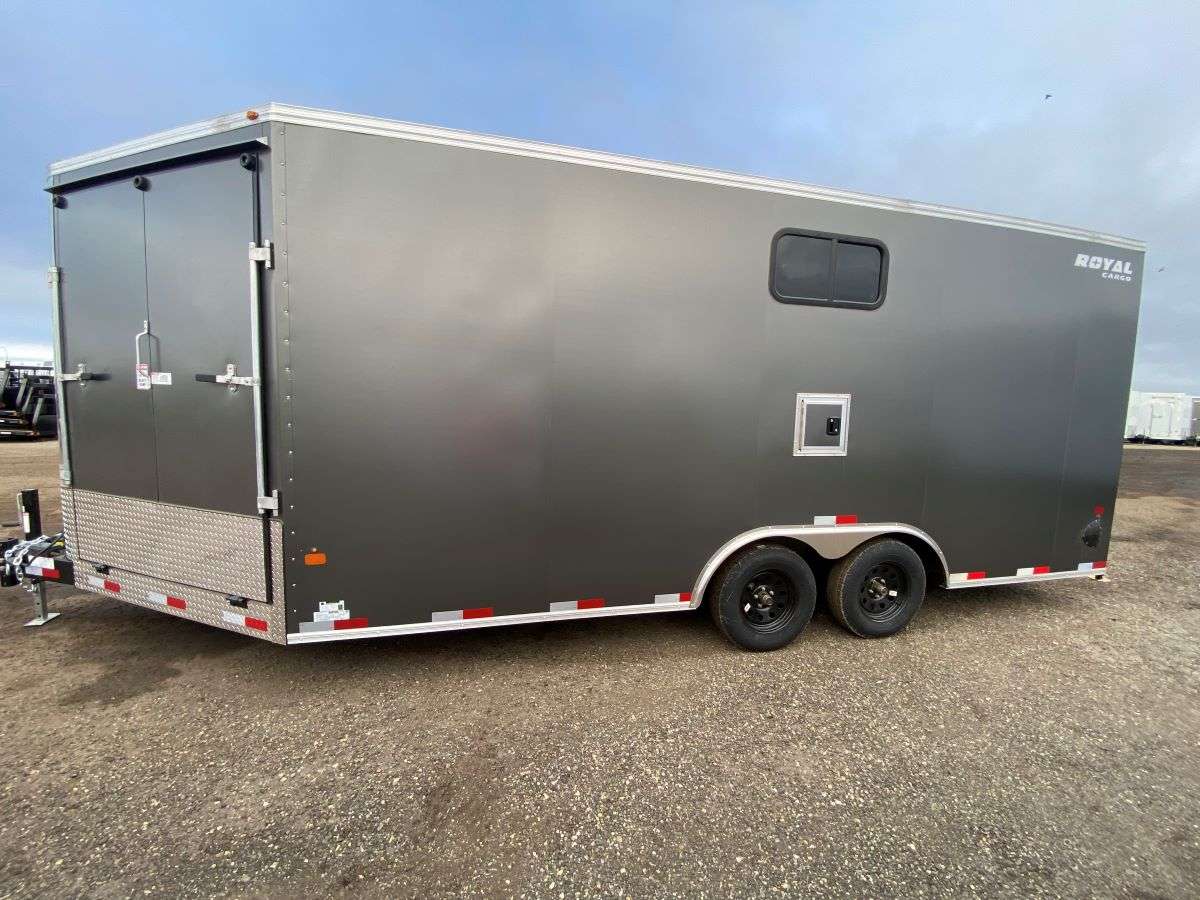 2025 Royal 8'x18' + 4' Enclosed Sled Trailer