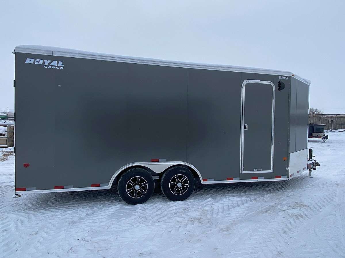 2025 Royal 8'x18' + 4' Enclosed Sled Trailer