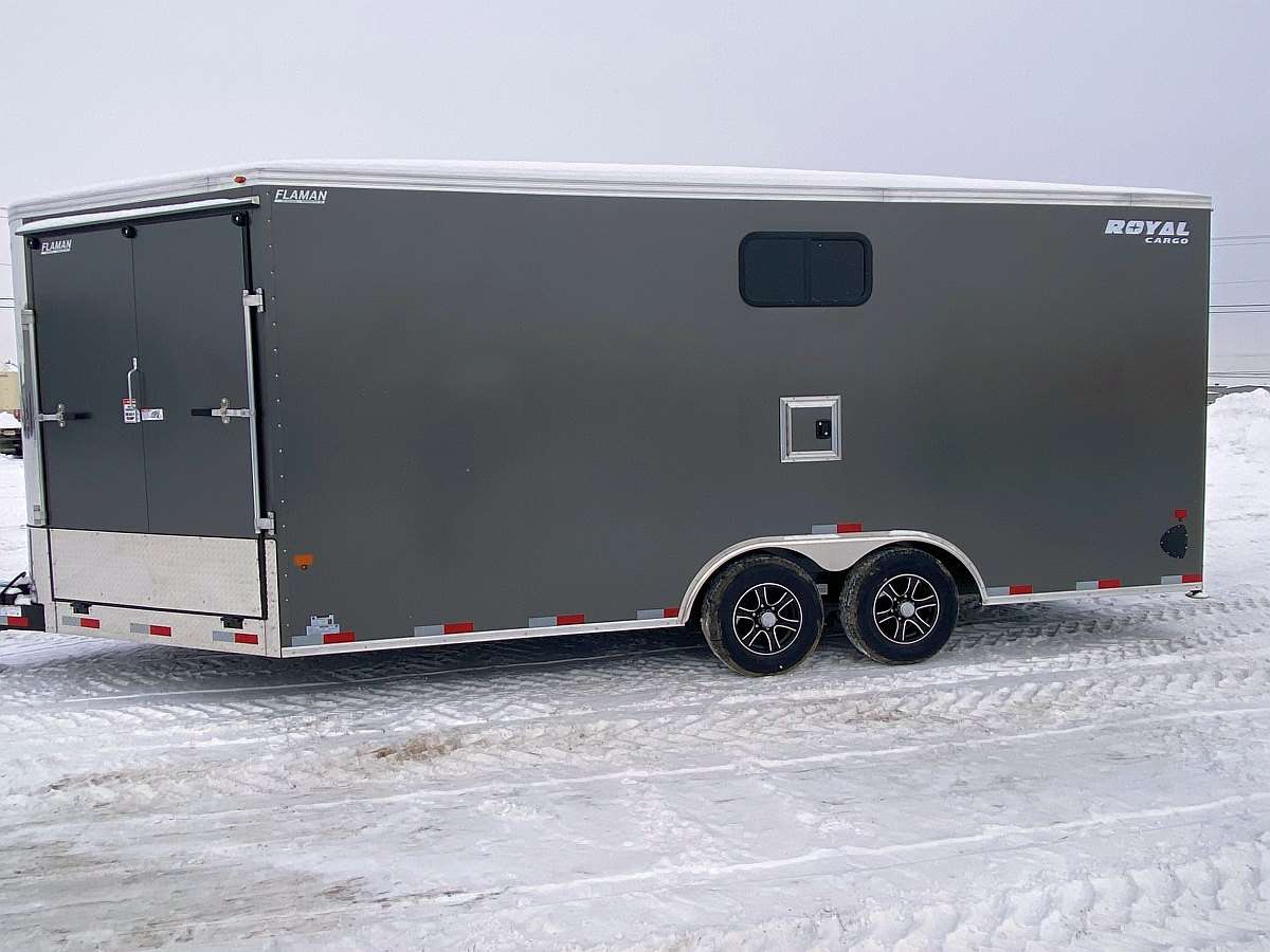 2025 Royal 8'x18' + 4' Enclosed Sled Trailer