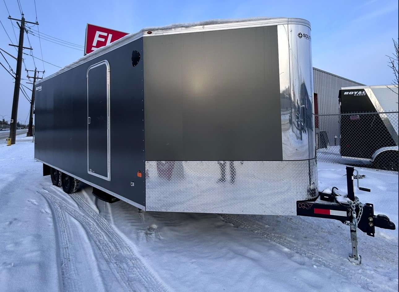 2025 Royal 8'x18' + 4' Enclosed Sled Trailer