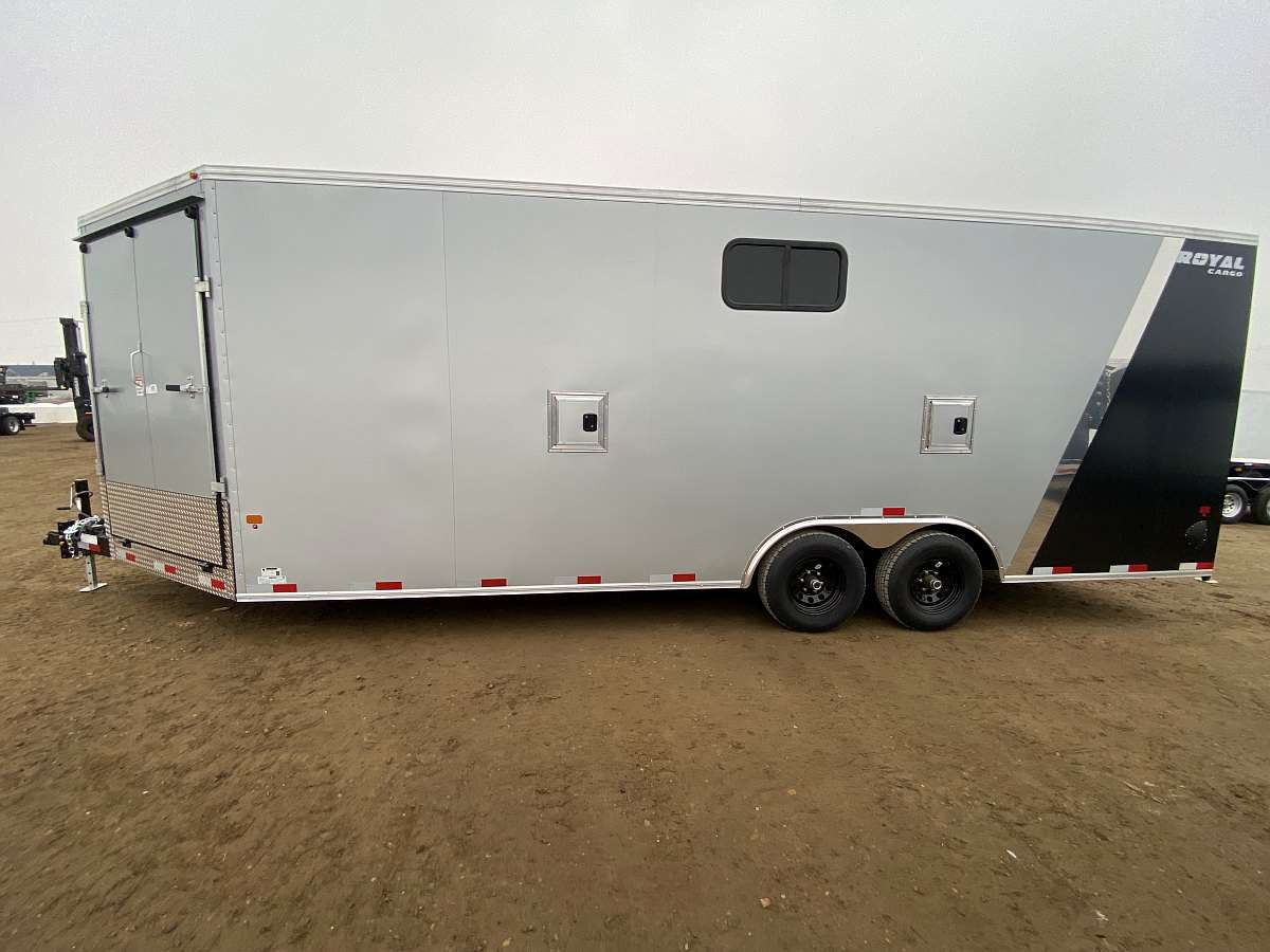 2025 Royal 8'x22' + 4' Enclosed Sled Trailer