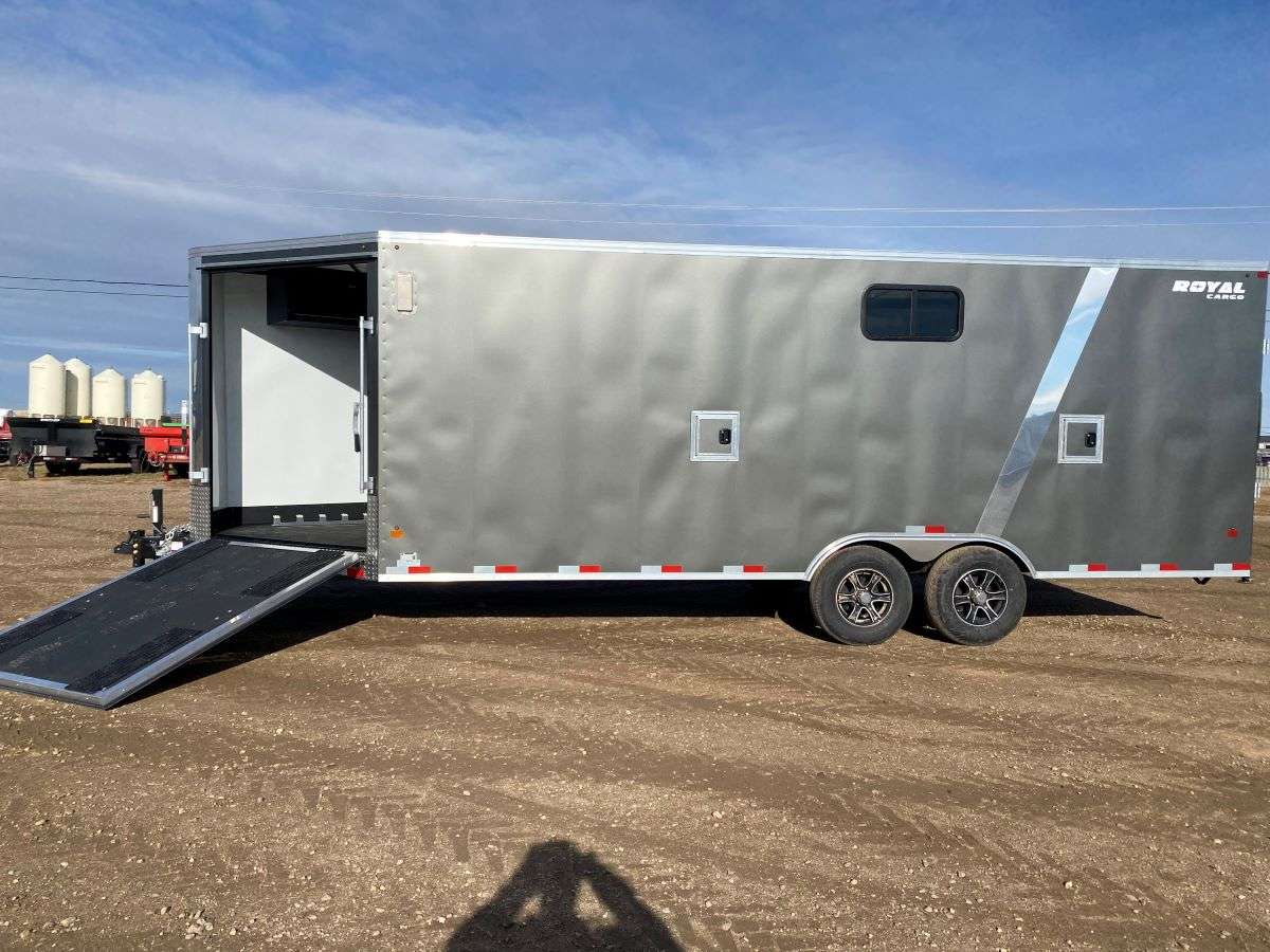 2025 Royal 8'x22' + 4' Enclosed Sled Trailer