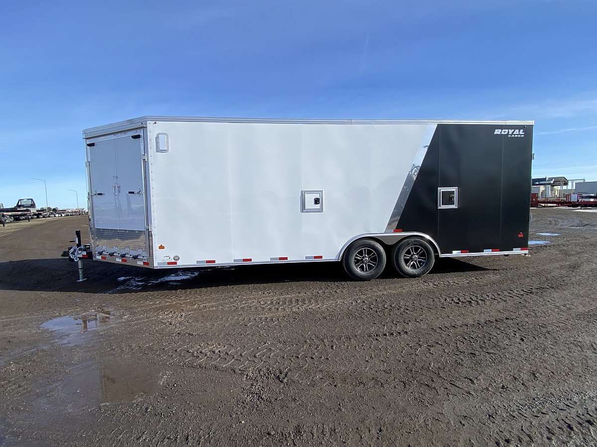 2025 Royal 8'x22' + 4' Enclosed Sled Trailer