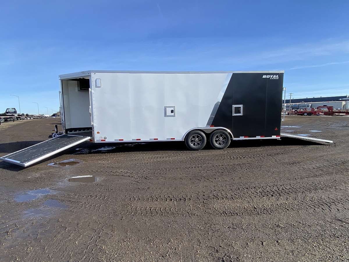 2025 Royal 8'x22' + 4' Enclosed Sled Trailer