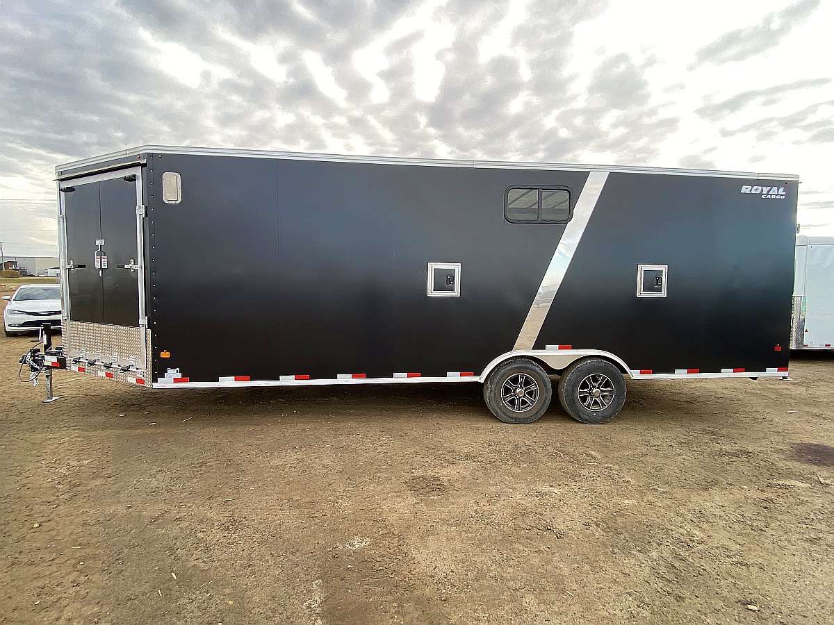 2025 Royal 8'x24' + 4' Enclosed Sled Trailer