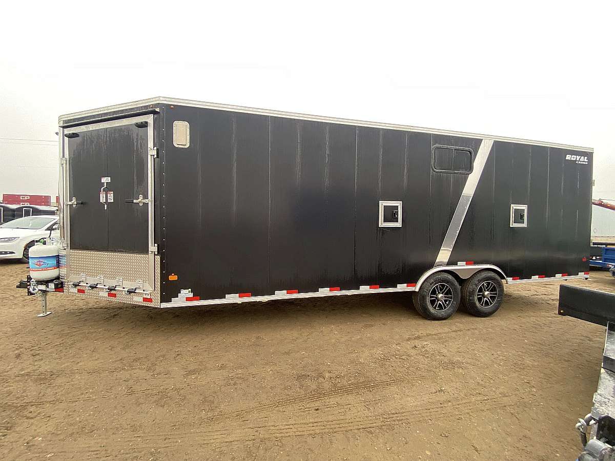 2025 Royal 8'x24' + 4' Enclosed Sled Trailer