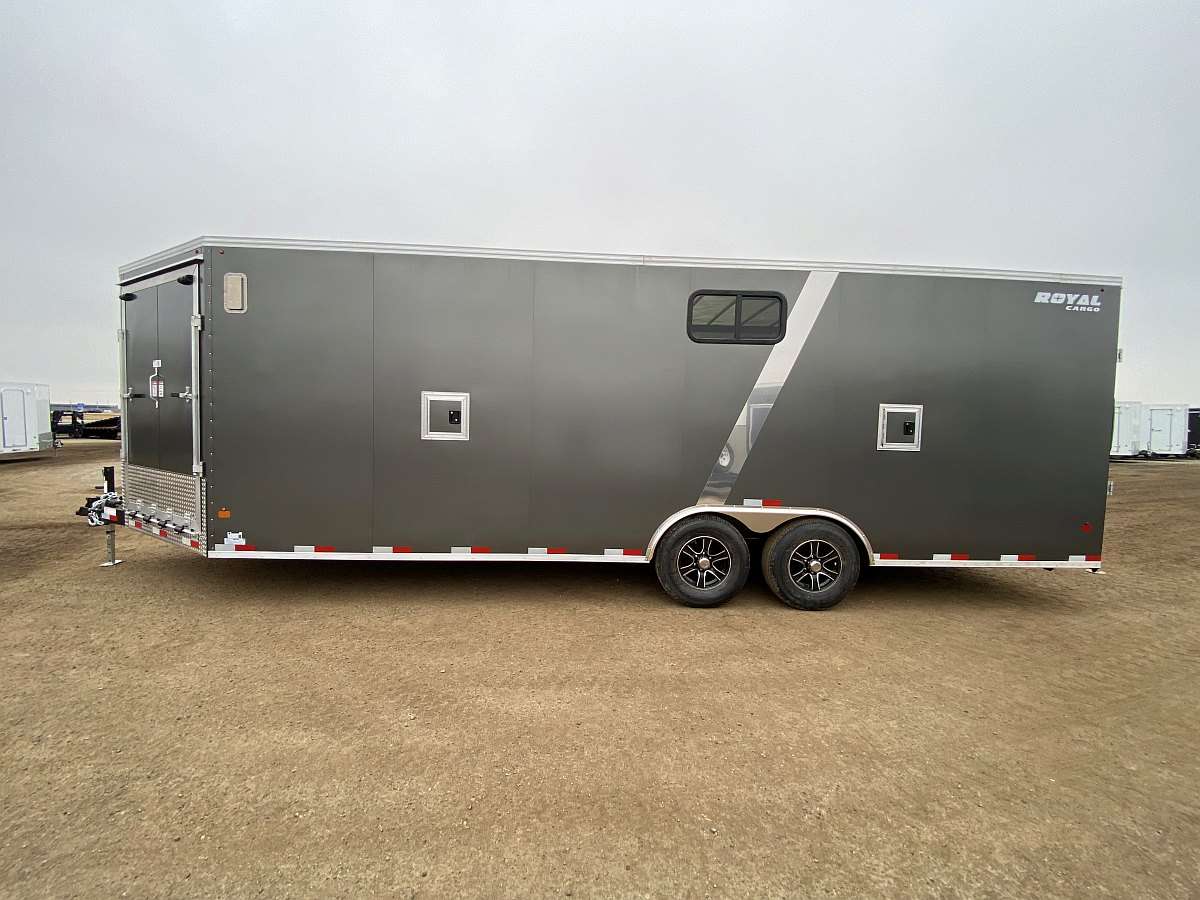 2025 Royal 8'x24' + 4' Enclosed Sled Trailer