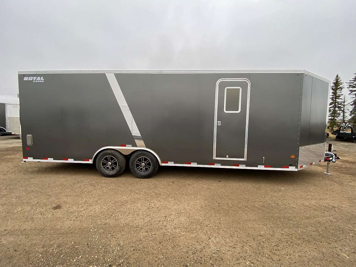 2025 Royal 8'x24' + 4' Enclosed Sled Trailer