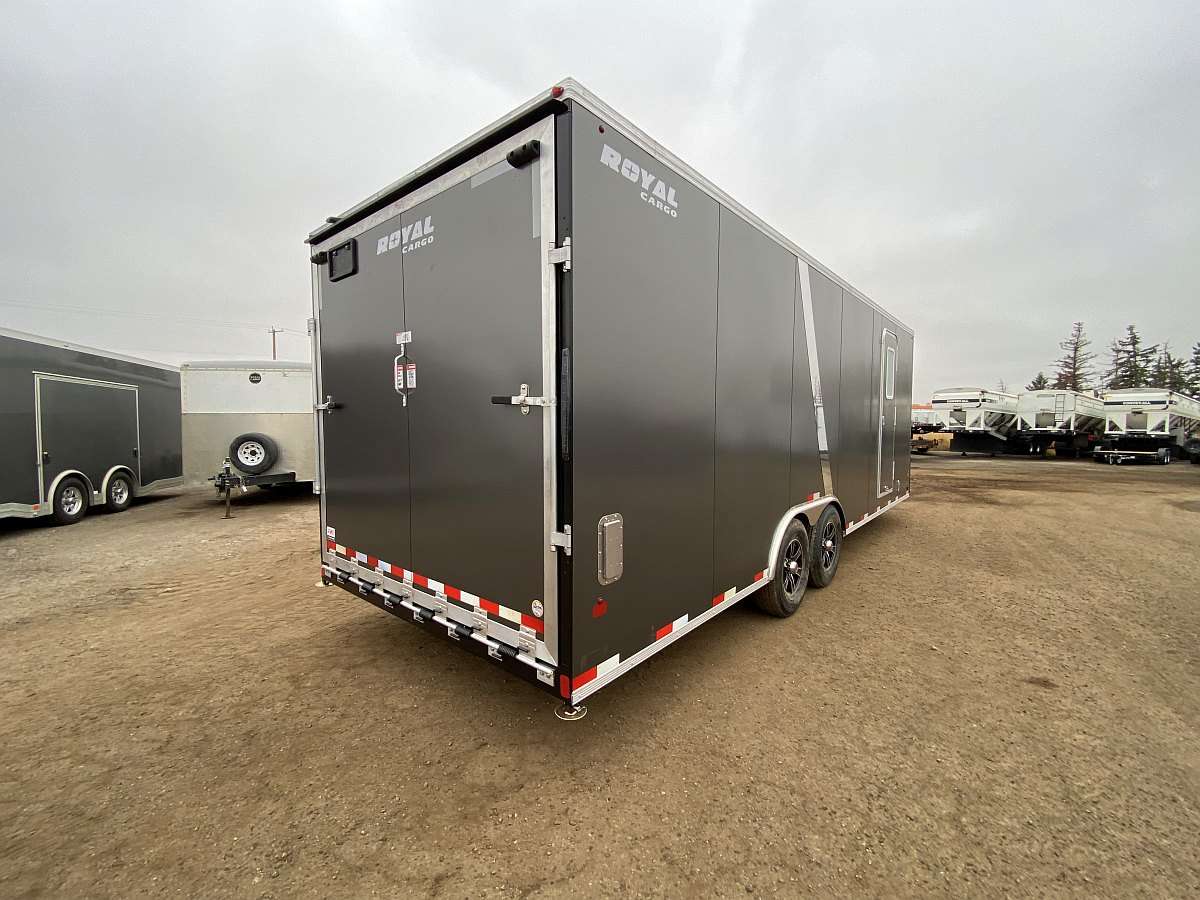 2025 Royal 8'x24' + 4' Enclosed Sled Trailer