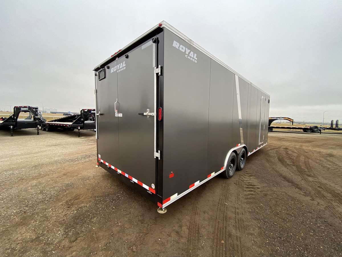 2025 Royal 8'x24' + 4' Enclosed Sled Trailer