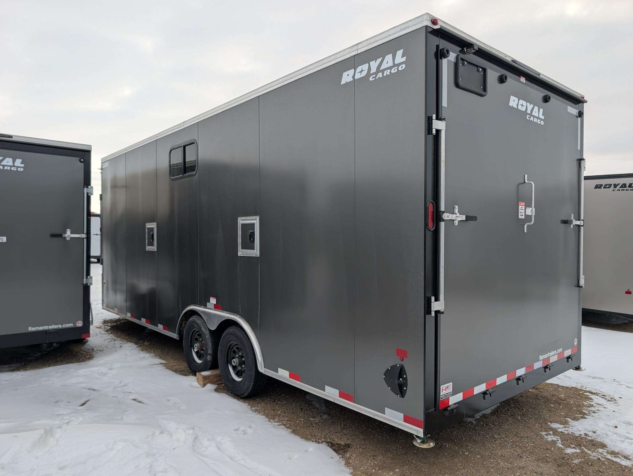 2025 Royal LARSM 8'6" x 22' + V-Nose Toy Hauler Trailer