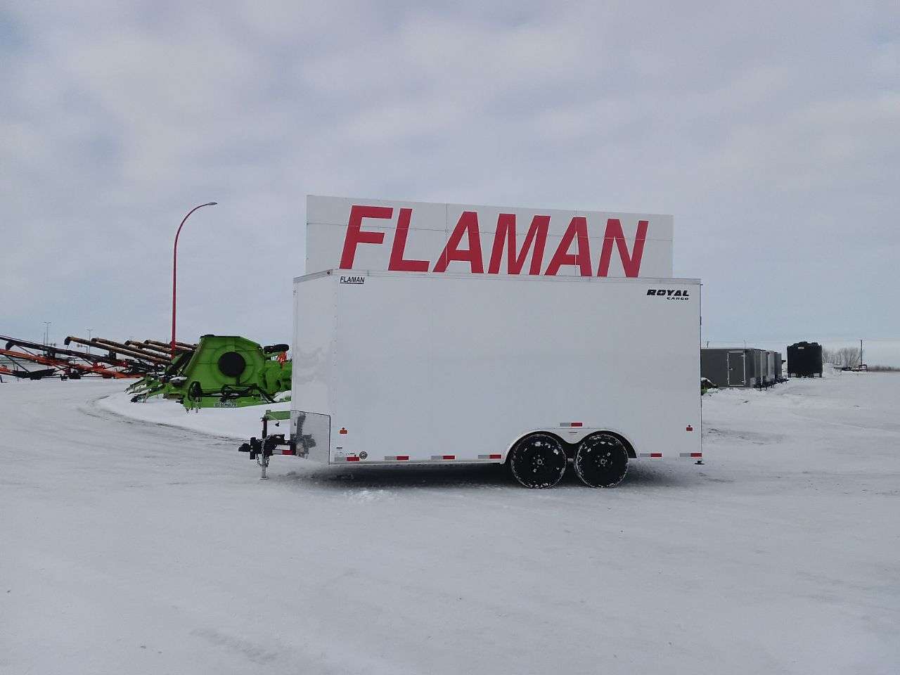 2025 Royal LCH 8'6" x 16' + V-Nose Cargo Trailer