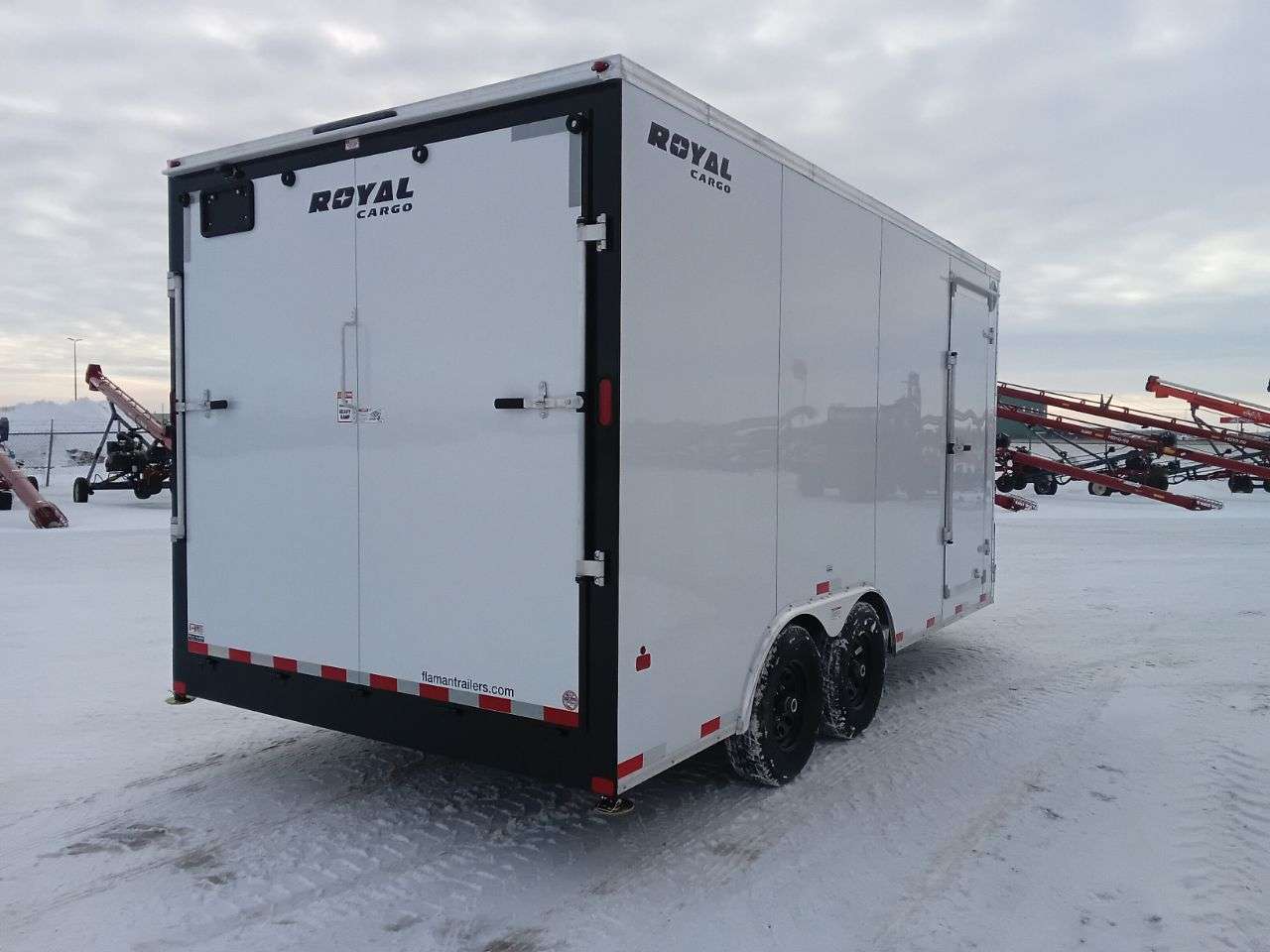 2025 Royal LCH 8'6" x 16' + V-Nose Cargo Trailer