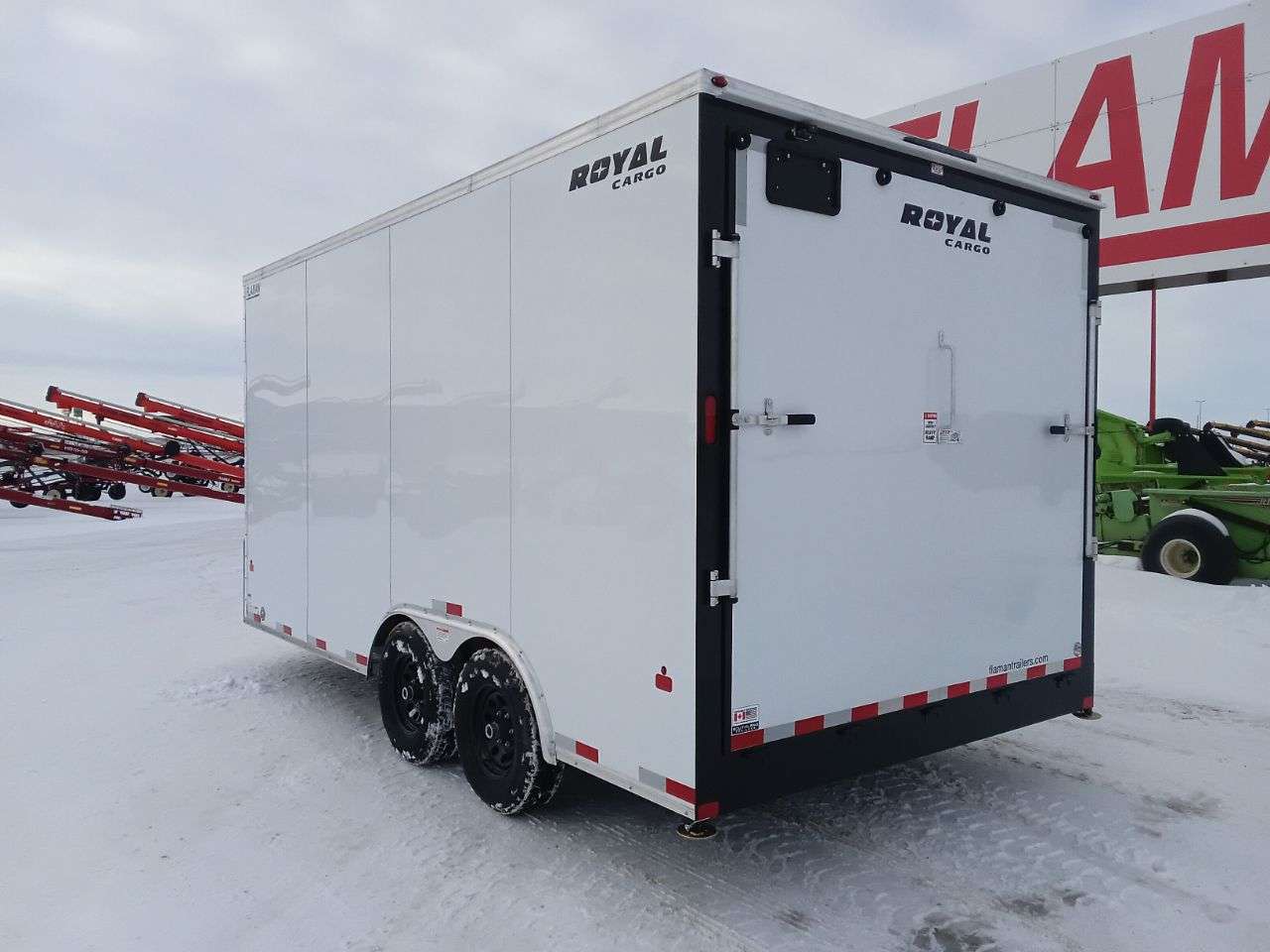 2025 Royal LCH 8'6" x 16' + V-Nose Cargo Trailer
