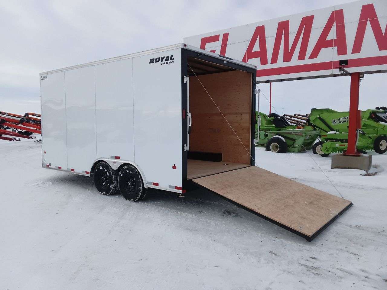 2025 Royal LCH 8'6" x 16' + V-Nose Cargo Trailer