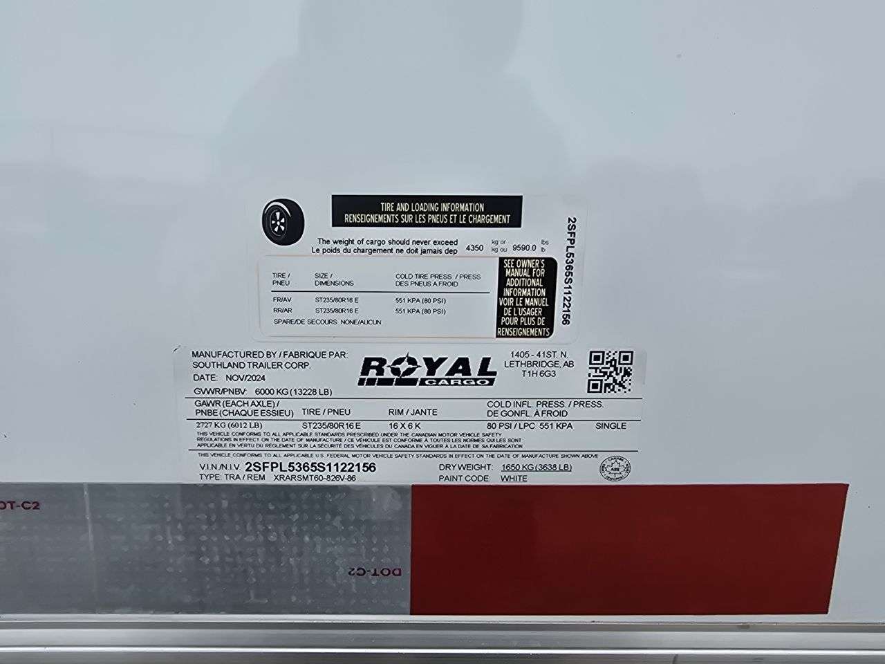 2025 Royal XR 8'6" x 22' + V-Nose Toy Hauler Trailer
