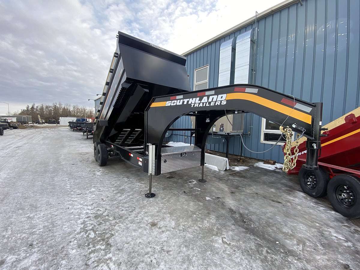 2025 Southland 16' Gooseneck Dump Trailer