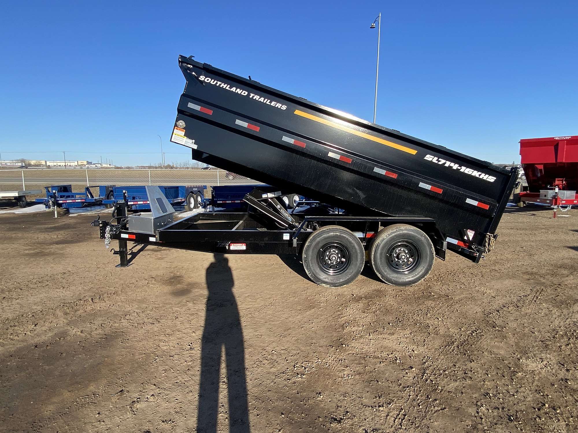2025 Southland 7'x14' - 16K High Side Dump Trailer